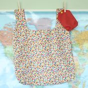 Image of reusable tote bag - confetti dots