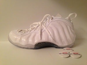 Image of NIke Air Foamposite One "White Out" "Pre Order"