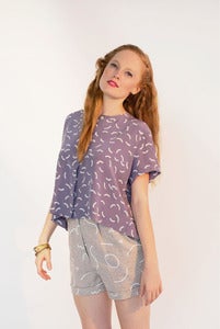 Image of Squiggle Linen Shorts