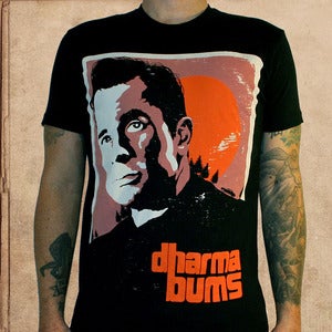 Image of Dharma Bums - black - discharge inks - unisex