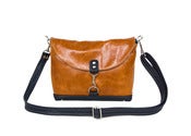 Clutch in Apricot Orange
