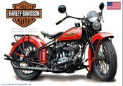 Image of 1934_Harley_Davidson_1200_VFD_motorcycle_art_poster