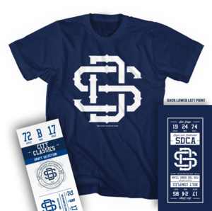 Image of BX Logo Tee (Navy white)