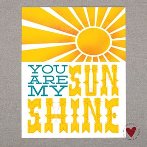 Image of You Are My Sunshine — 8x10 Print