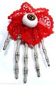 Image of Skelehand Eyeball & Rosette Hair Clips