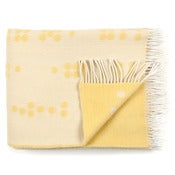 Image of Wool throw, Dot yellow