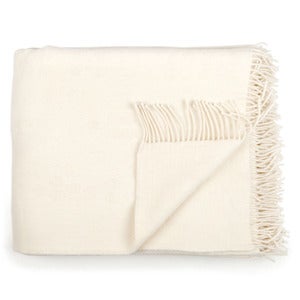Image of Wool throw, Dot offwhite