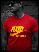 Image of Swoosh Fixed in Red