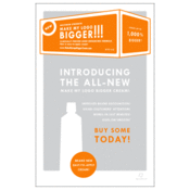Image of Make My Logo Bigger Cream Poster