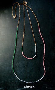 Image of Clover Golden Lining Necklaces