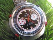 Image of MEGA-MEGA RARE HAMILTON CHRONOMATIC COUNTDOWN GMT STEEL - 