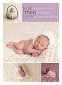 Image of Peahead Prints: Simply Stated Birth Announcement Template 5