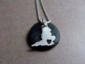 Image of  Tiny England Necklace (sterling silver)