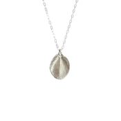 Image of Tiny ohi'a leaf necklace