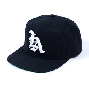 Image of Los Angeles OE Snapback Cap (Black)
