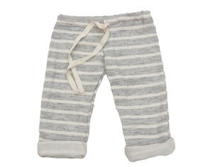 Image of Blue Striped Gauzy Beach Pants