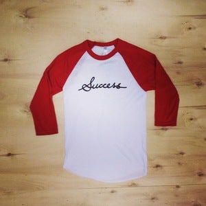 Image of The Logo Baseball Tee (Unisex-Red)