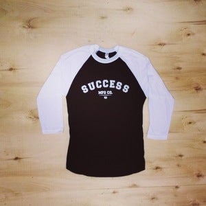 Image of The Simple baseball tee (Unisex-Black)