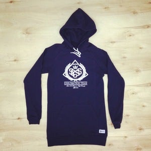 Image of The Exploration hoodie dress (Women-Navy)