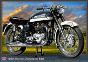 Image of 1960_Norton_Dominator_650_old_motorcycle_poster