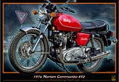 Image of 1974_Norton_Commando_850_iron_horse_old_motorcycle_poster