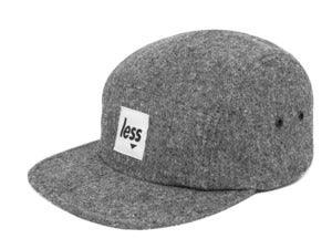 Image of LESS - Square Logo Camp Cap(Black)
