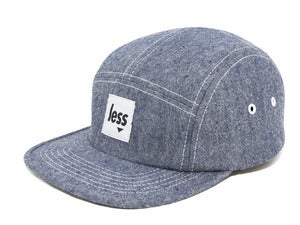 Image of LESS - Square Logo Camp Cap(Indigo)