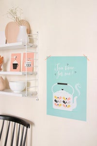 Image of Affiche Tea time for me