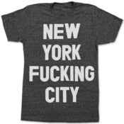 Image of NEW YORK FUCKING CITY (BLACK)
