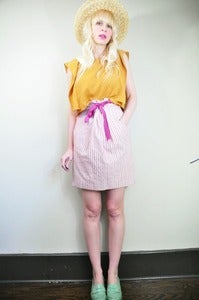 Image of Pinstripe Skirt