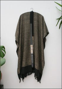 Image of Modern Utopian Poncho (diamonds)