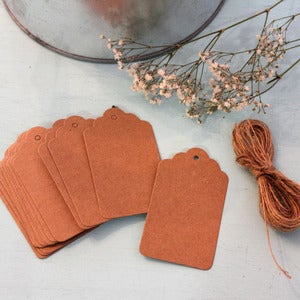 Image of Etiquetas Kraft Rectangulares