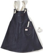 Image of denim wrap dress