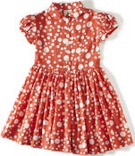 Image of camping dress-tangerine