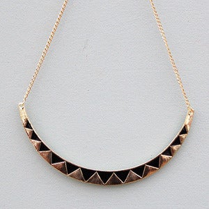Image of Aztec Bar Triangle Collar Necklace 