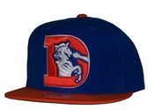 Image of Denver Broncos Two Tone Big Logo Snapback Hat Cap