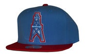 Image of Houston Oilers Two Tone Big Logo Snapback Hat Cap