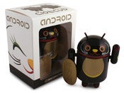 Image of Black Lucky Cat Android Open Eye - Shane Jessup