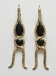 Image of Zig Zag snake earrings by Gonzalo Cutrina