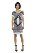 Image of V dress [ moroccan print ] 