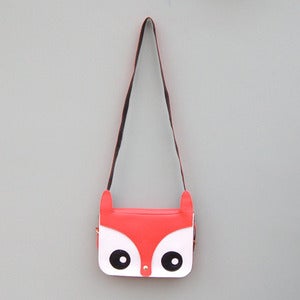 Image of Owl Saddle Bag in Watermelon 
