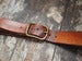 Image of Natural vegetable tanned leather belt