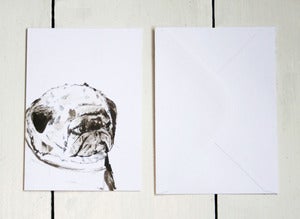 Image of Pug Greeting Card