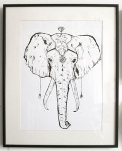 Image of A3 Circus Elephant Screen Print