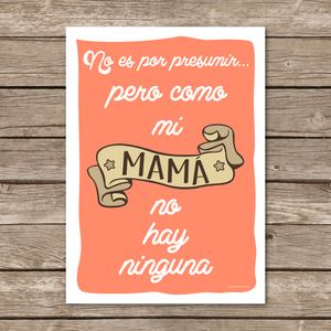Image of Lámina "Como mi mamá no hay ninguna"