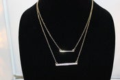 Image of Double Bar Necklace