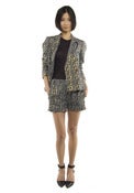 Image of cutout blazer [ metallic ]