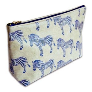 Image of 'Zebra Surprise' Oilcloth Wash Bag