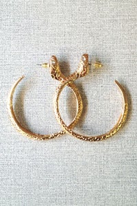 Image of snake hoops by Allen&Code