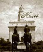 Image of Nauvoo LDS Temple Art 002: Print 8x10